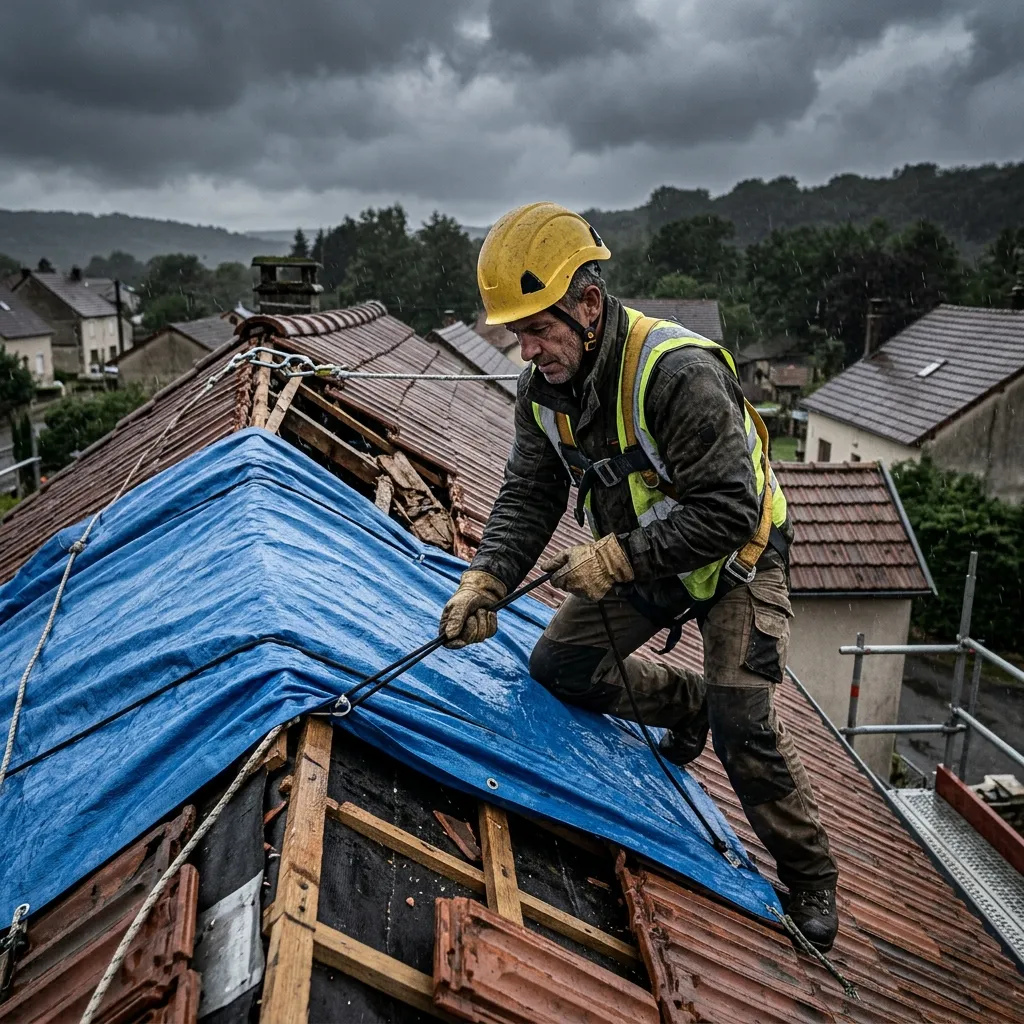 Dépannage urgence toiture fuite à Gournay-sur-Marne